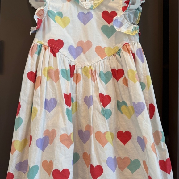 💛Pink Chicken Jennifer Dress - Pastel Hearts (Size 4)🤍 - Picture 3 of 6